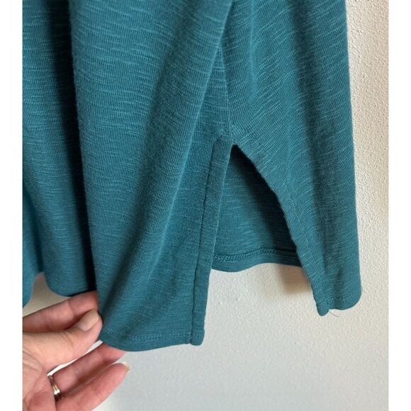 Chico's Tunic Knit Top V-Neck Button Detail Womens XL (3) Long Sleeve Soft Modal - Picture 9 of 10